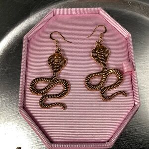 Snake earrings